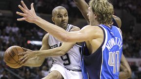 Tony Parker and Dirk Nowitzki