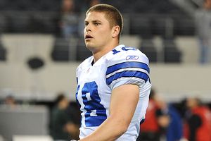 Al Messerschmidt/Getty Images Kicker David Buehler is the only player 