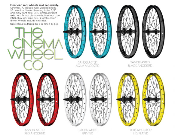 cinema bmx wheels