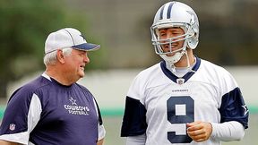 Coach Wade Phillips and Tony Romo