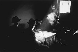 smoke-filled room