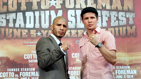 Yuri Foreman and Miguel Cotto