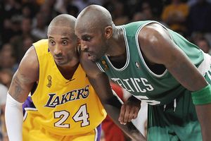Kobe Bryant and Kevin Garnett