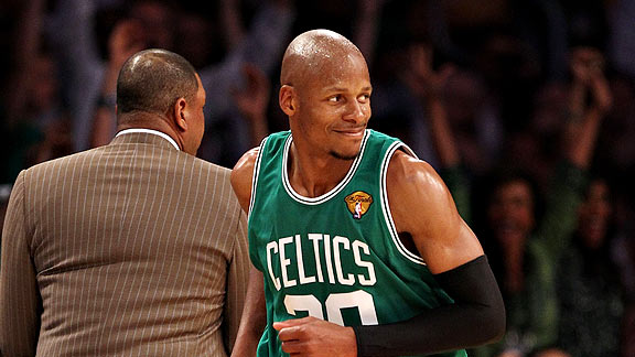 ray allen hot. Images Ray Allen hit six