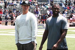 John Geiger and Darrelle Revis