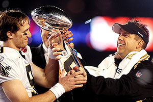 Drew Brees and Sean Payton