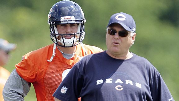 Jay Cutler and Mike Martz