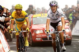 Andy Schleck & Alberto Contado