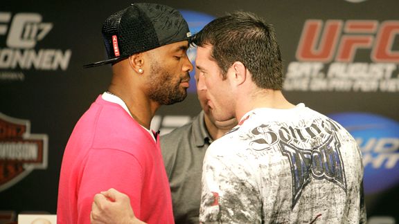 Anderson Silva and Chael Sonnen