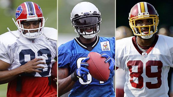 Lee Evans, Calvin Johnson & Santana Moss