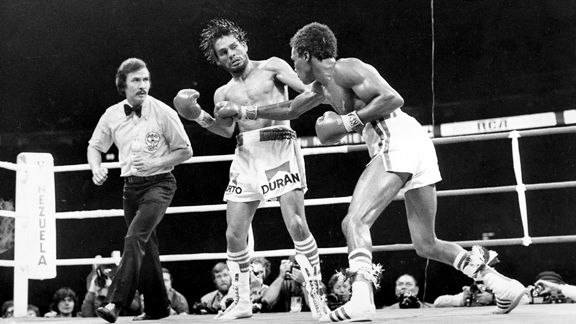 Roberto Duran and Ray Leonard