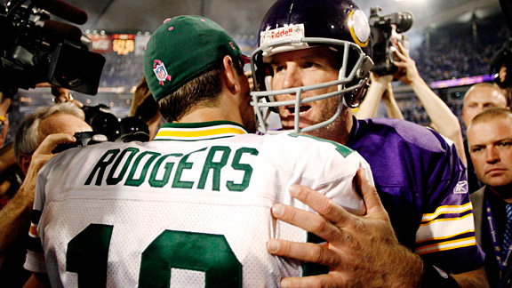 Brett Favre & Aaron Rodgers