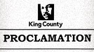 King County Proclamation
