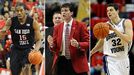 Kawhi Leonard, Steve Alford and Jimmer Fredette