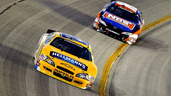 Jamie McMurray and Kyle Busch