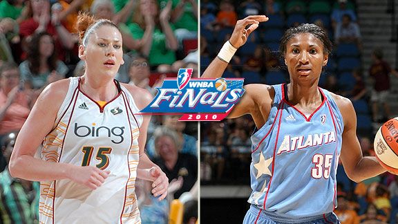 Angel McCoughtry & Lauren Jackson