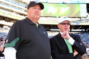 Rex Ryan and Woody Johnson