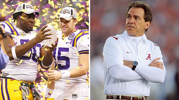 LSU and Alabama