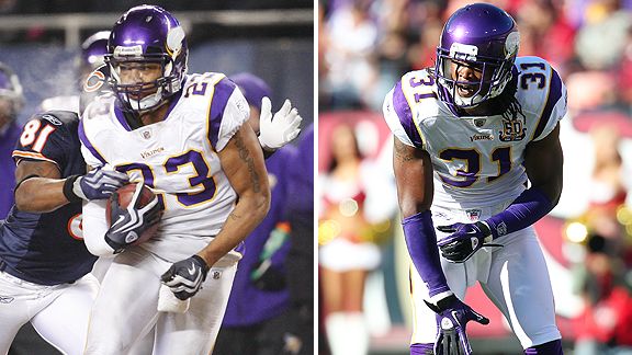 Cedric Griffin and Chris Cook