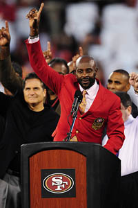 San Francisco 49ers retire Jerry Rices No. 80 jersey
