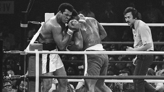 Muhammad Ali and Joe Frazier in Manila