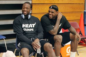 Dwyane Wade and LeBron James