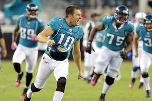 AP Photo/John Raoux Jags kicker Josh Scobee nailed his third career 