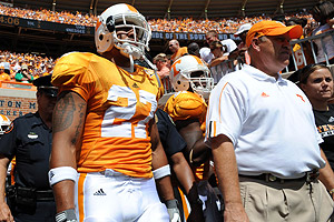 Arian Foster and Phil Fulmer