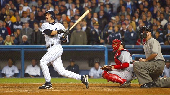 What Derek Jeter told hero Aaron Boone after '03 ALCS win