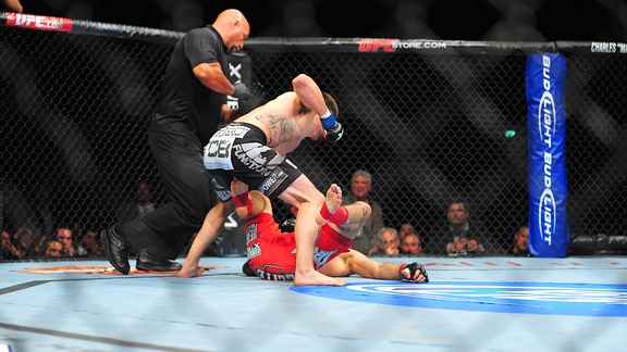 Dan Hardy and Carlos Condit