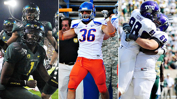 Oregon/Boise State/TCU