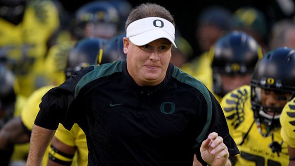 Chip Kelly Kirby Lee US Presswire Chip Kelly and the Oregon Ducks remain 