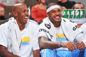 Carmelo Anthony and Chauncey Billups