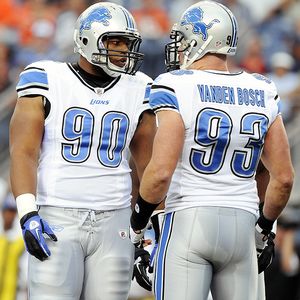 Ndamukong Suh and Kyle Vanden Bosch