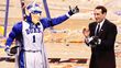 Coach K and Duke Blue Devil