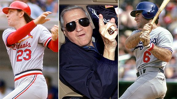 Ted Simmons, George Steinbrenner, Steve Garvey