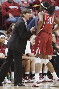 Tara VanDerveer and Nnemkadi Ogwumike