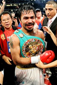 Manny Pacquiao defeats Antonio Margarito