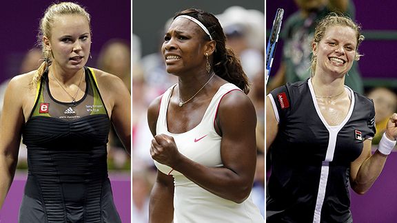 Wozniacki/Williams/Clijsters