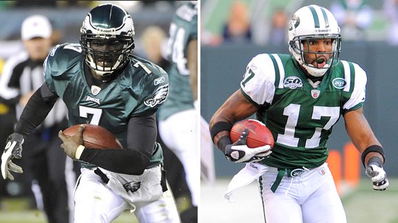 Michael Vick and Braylon Edwards