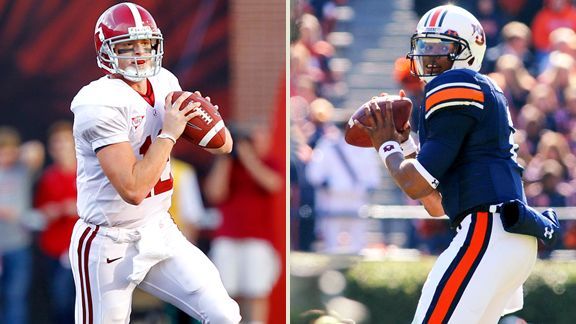 Greg McElroy, Cam Newton