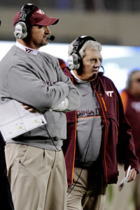 Virginia Tech's Bud Foster and Frank Beamer