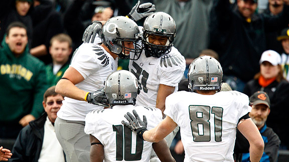 Oregon Ducks Celebration