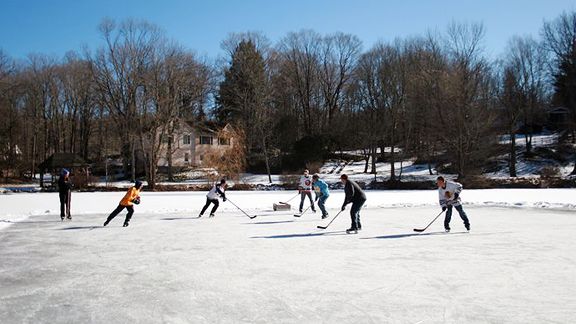 Outdoor rink