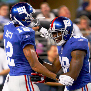 Hakeem Nicks and Steve Smith