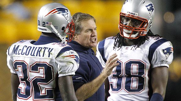 Bill Belichick and Devin McCourty