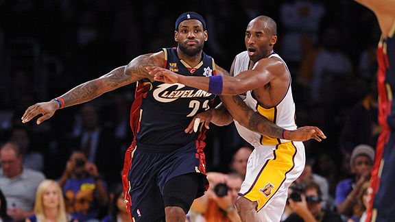 LeBron James & Kobe Bryant