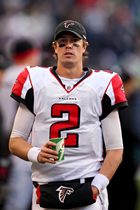 Mike Nelson/US Presswire Quarterback Matt Ryan has led Atlanta to the 