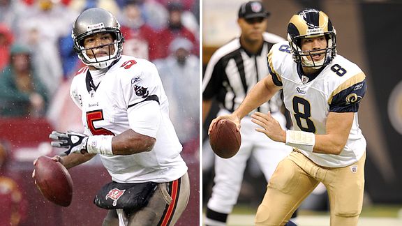 Josh Freeman and Sam Bradford