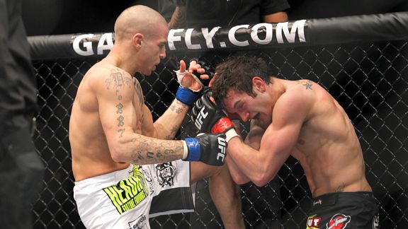 Josh Grispi and Dustin Poirier